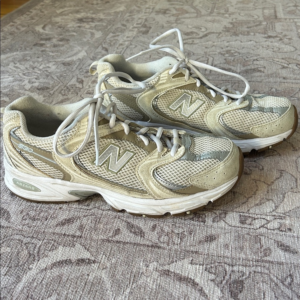 New Balance 530 White, Beige, Silver